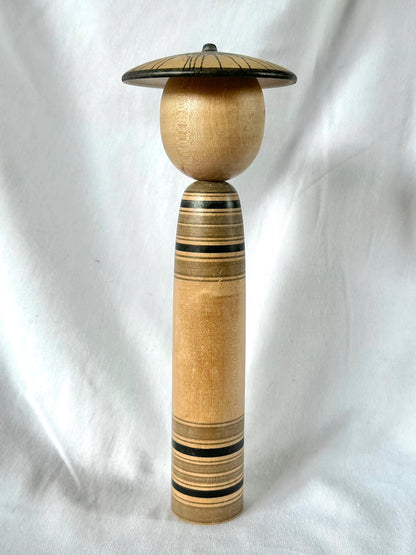 Poupée kokeshi japonaise vintage par Chujiro Kobayashi