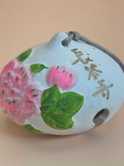 CB016 - Clay Bell Ornament Dorei Hasedera Temple