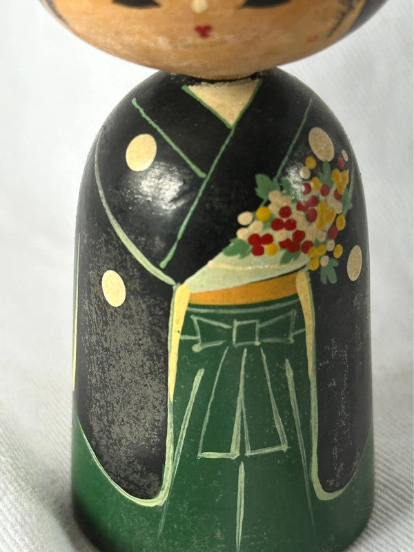 poupée japonaise vintage bobble kokeshi sosaku
