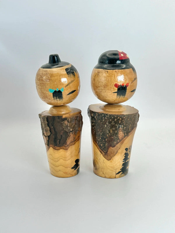 poupée kokeshi onsen omiyage vintage