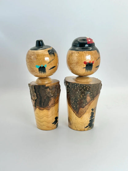 poupée kokeshi onsen omiyage vintage