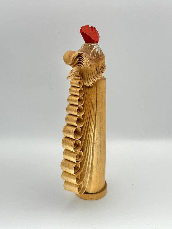 FT12 - vintage folk toy chicken Sasano Ittobori