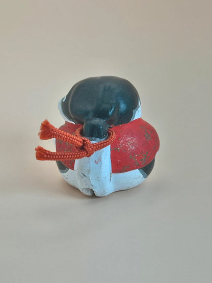 CB018 - Clay Bell Ornament Dorei Fuku-Inu 福犬