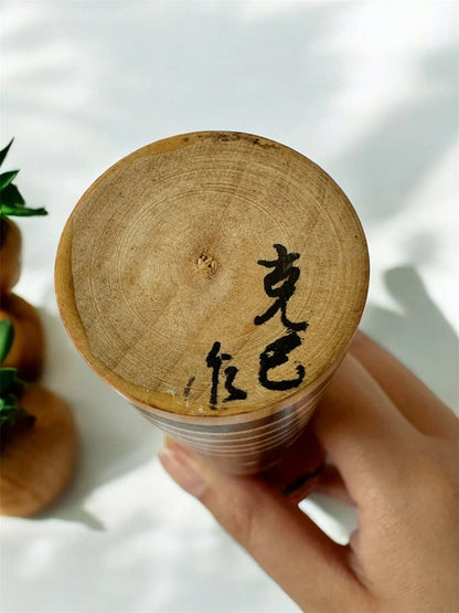 Poupée Kokeshi japonaise vintage -Shiraume par Katsumi Sasaki