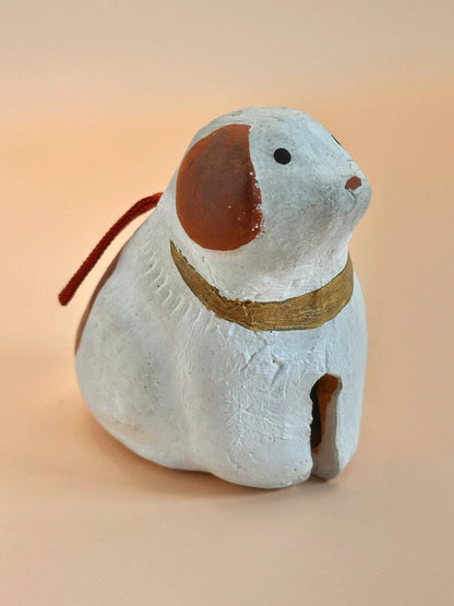 CB028 - Tsurumi Clay bell ornament Dorei  鶴見獄