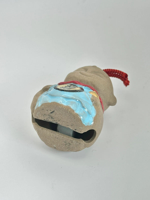 CB023 - Clay bell ornament Dorei Jizō Bodhisattva 地蔵