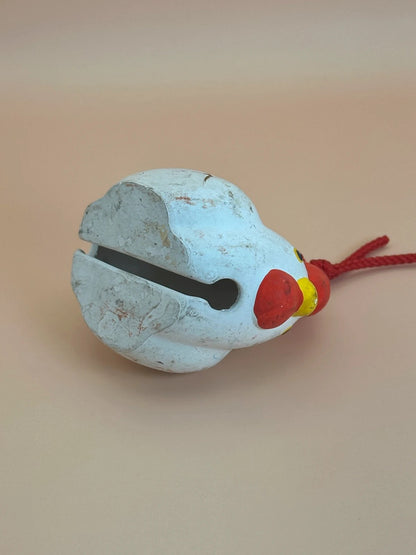 CB017 - Clay Bell Ornament Dorei  Rooster
