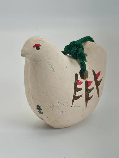 CB022 - Clay bell ornament Dorei pigeon hato 鳩