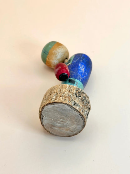 kokeshi porteur de lanterne omiyage vintage