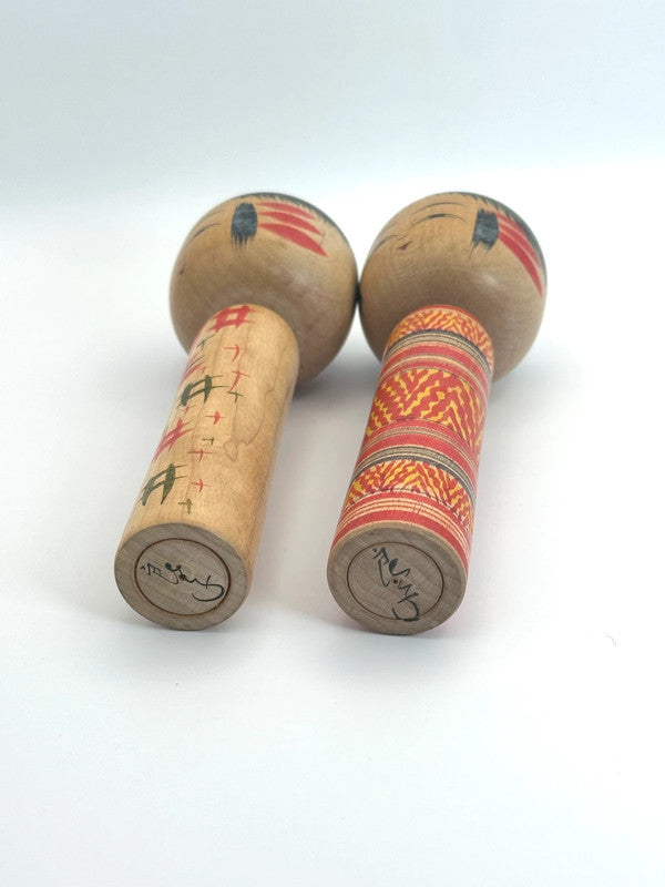 Kokeshi togatta traditionnel par Ryoko Sato