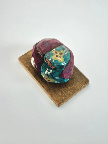 ensemble Daruma de carft folklorique japonais vintage