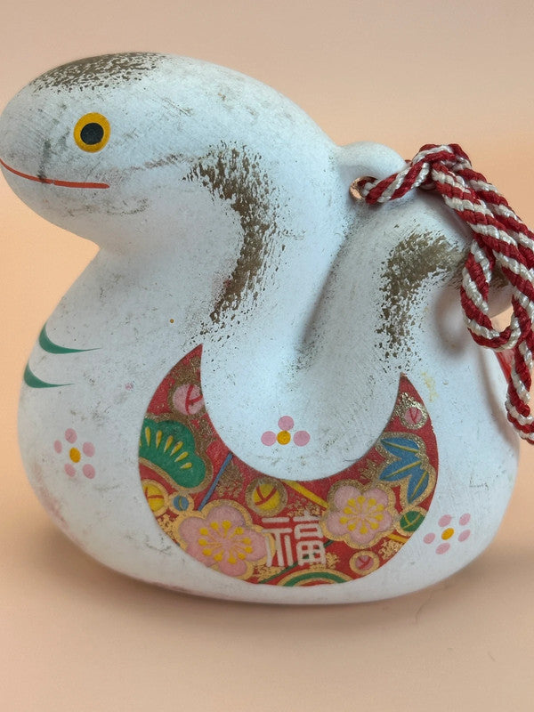 CB017 - Clay bell ornament Dorei Snake