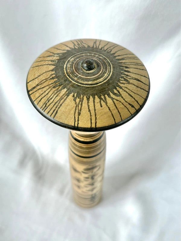 Poupée kokeshi japonaise vintage par Chujiro Kobayashi