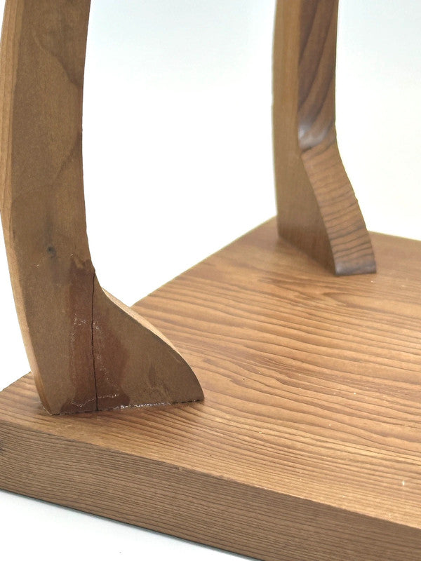 Mini présentoir de table vintage en bois