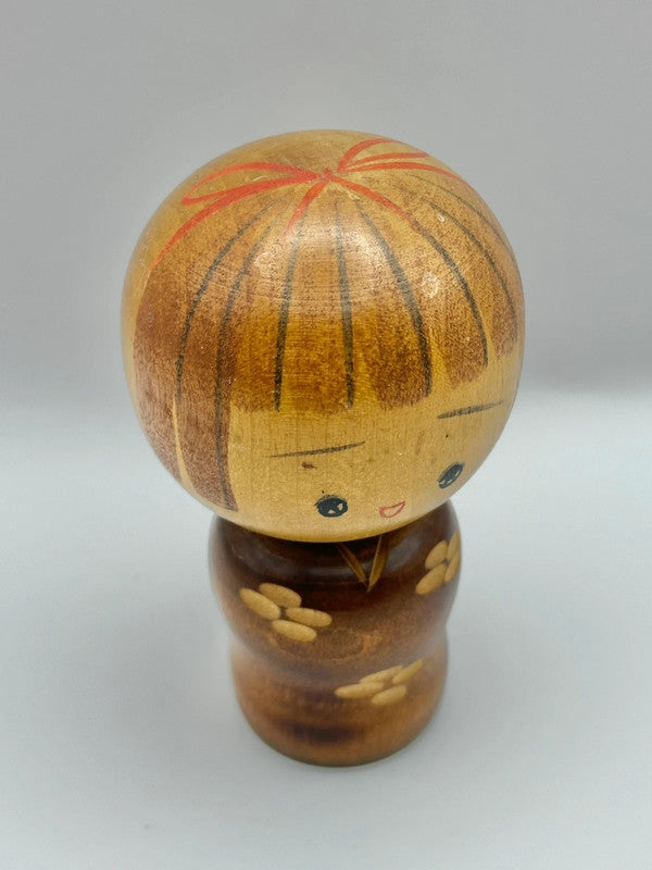 K10031 - Vintage Sosaku Kokeshi by Aoki Ryoka