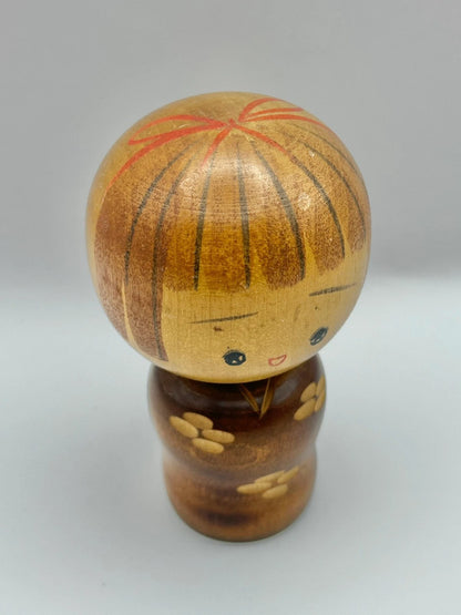 K10031 - Vintage Sosaku Kokeshi by Aoki Ryoka