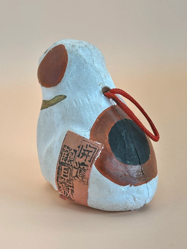 CB028 - Tsurumi Clay bell ornament Dorei  鶴見獄