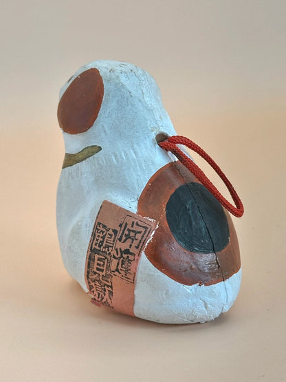 CB028 - Tsurumi Clay bell ornament Dorei  鶴見獄