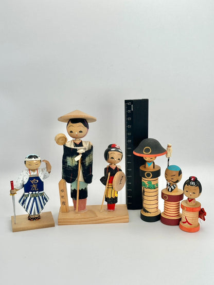 FT44 - Omiyage vintage Japanese kokeshi doll