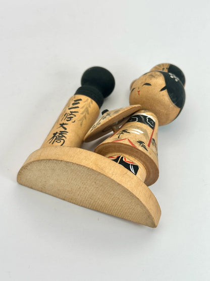 Kokeshi omiyage vintage Sanjo Ohashi