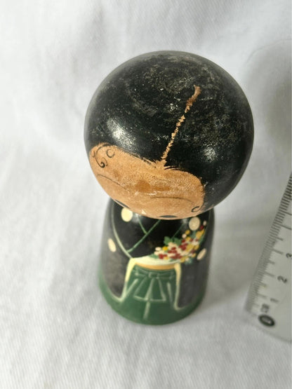 poupée japonaise vintage bobble kokeshi sosaku
