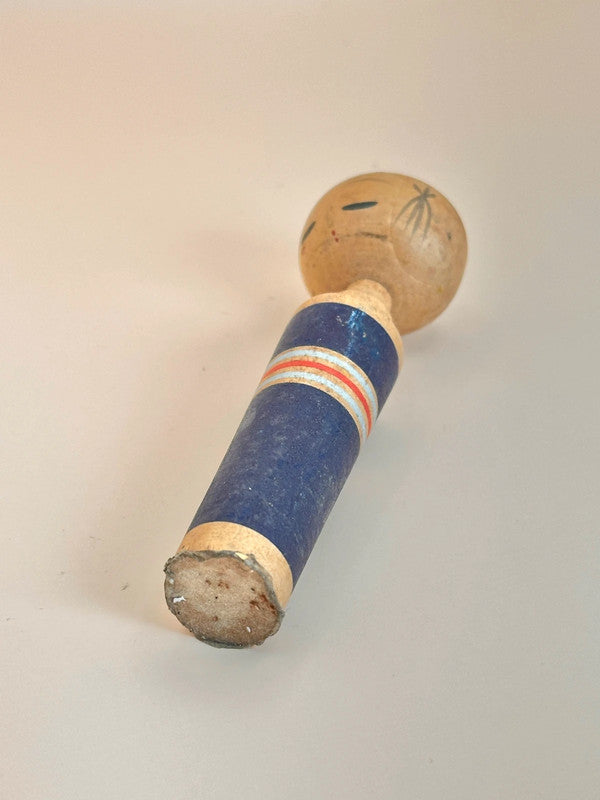 Kokeshi sosaku vintage - Bleu marine