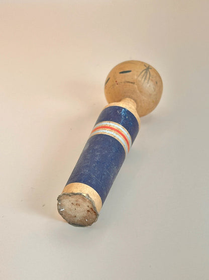Kokeshi sosaku vintage - Bleu marine