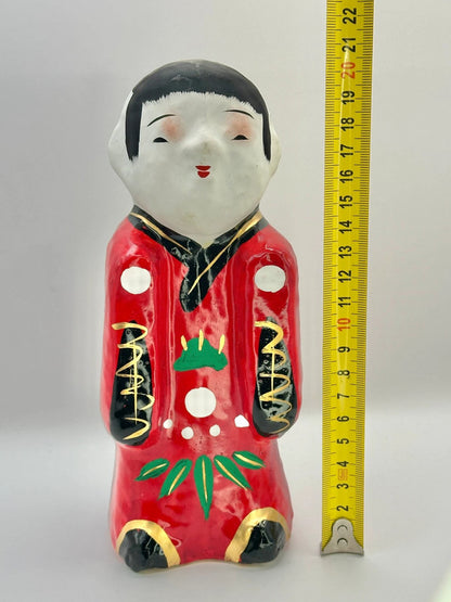 FT09 - Paper mache Hokosan Hariko doll