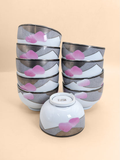 TB430 - Noritake “風光” Tea Cups set ノリタケ