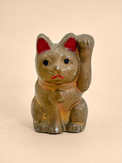 FT612 - Maneki Neko Clay Figurine 土人形