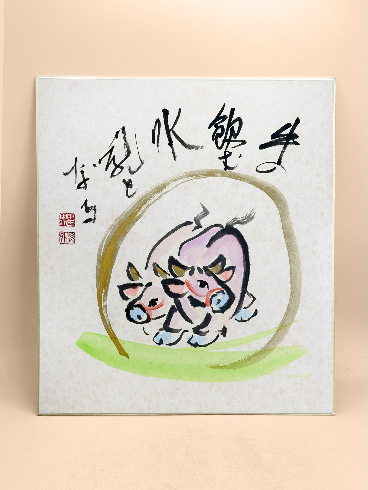 SHP376 - Shikishi Artwork of Zen Expression
