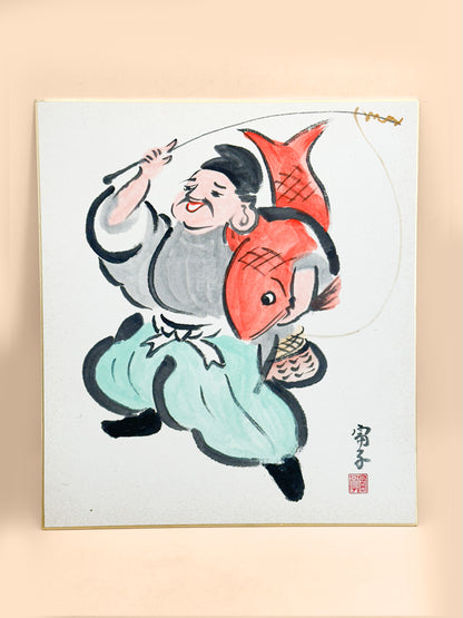 SHP370 - Shikishi of Ebisu with Sea Bream 恵比寿