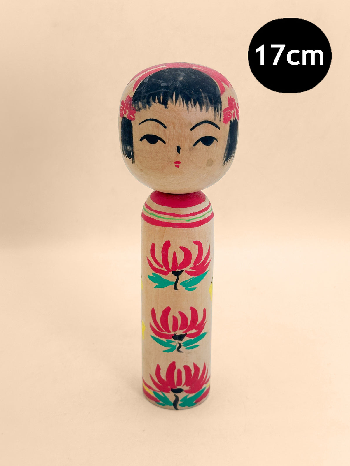 K15186 -  Naruko Style Kokeshi by Kazumi 一美