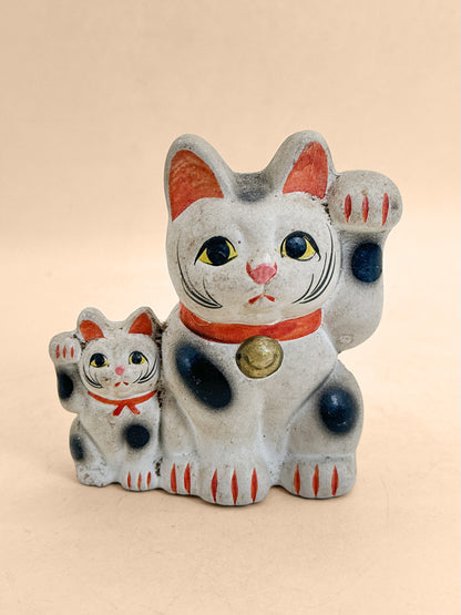 FT616 - Maneki Neko Tsuchi Ningyō  土人形