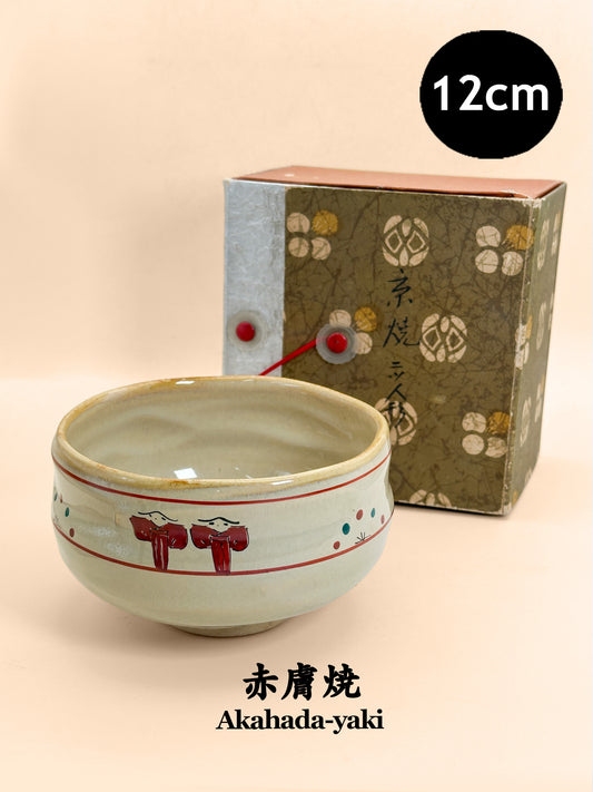 TC124 - Matcha Bowl Chawan of Akahada-yaki 赤膚焼