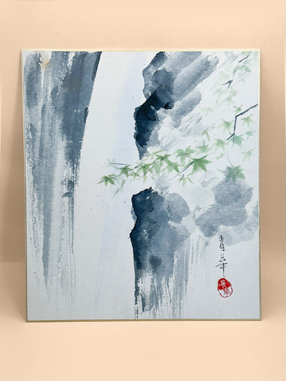 SHP348 - Original shikishi artwork by Seika 青華