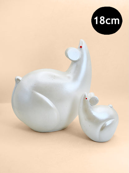 FT619 - Tokoname Ware Rat Zodiac Figurine Set  常滑焼