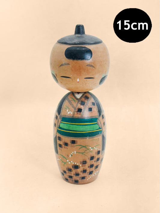 K15188 - Donko Kokeshi signed by Misao 操