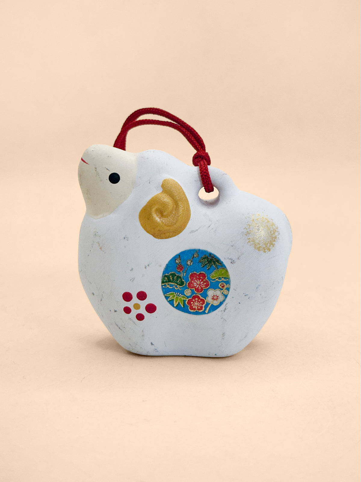 FT622 - Yakushigama Sheep Dorei Clay Bell 薬師窯