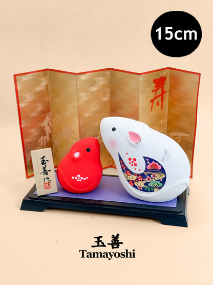 FT528 - Tamayoshi Rat Zodiac Figurine set 玉善