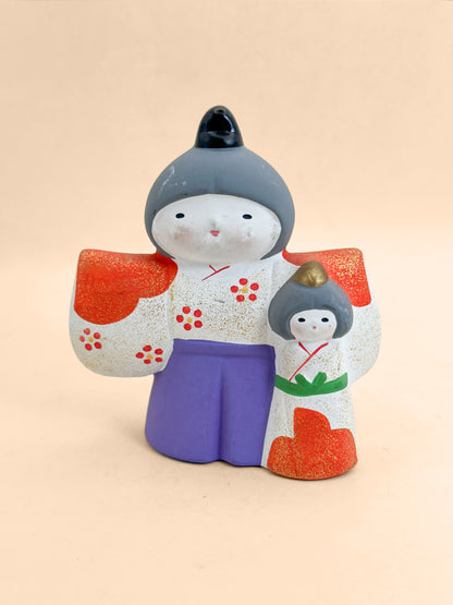 FT545 - Banko ware Hina dolls 万古焼