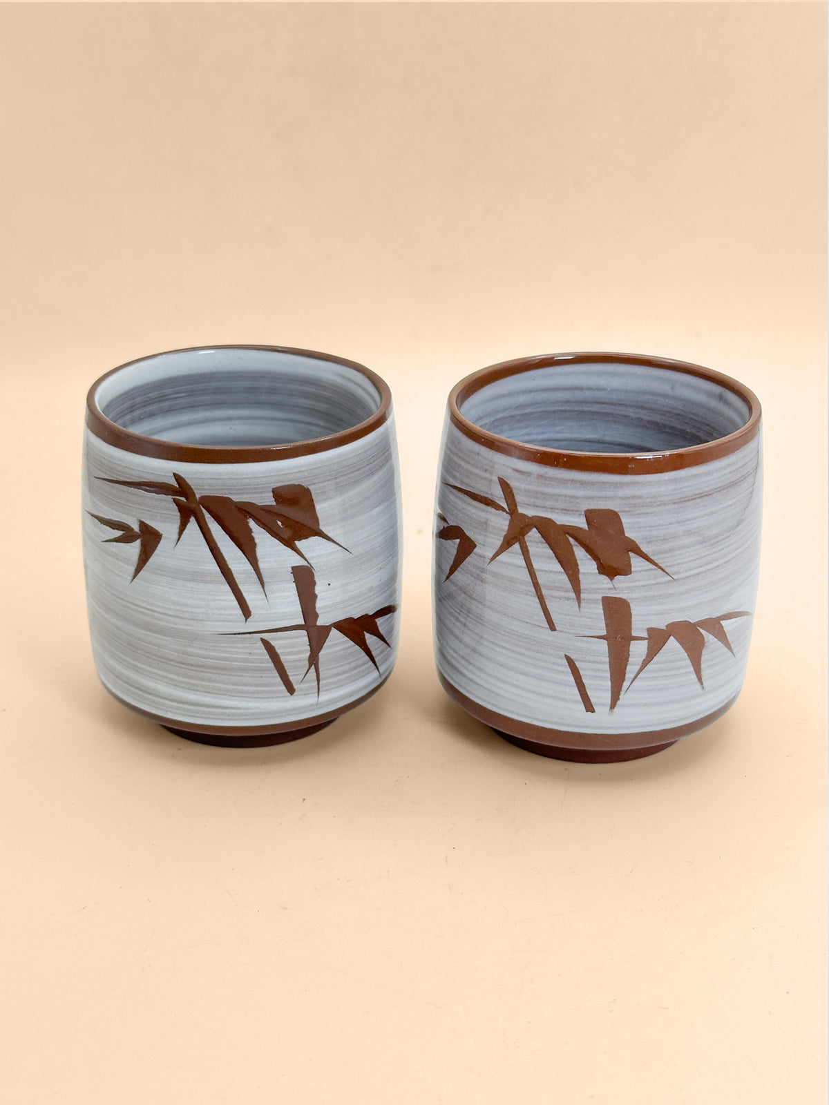 TB362 - Hakeme yunomi tea cups set 刷毛目