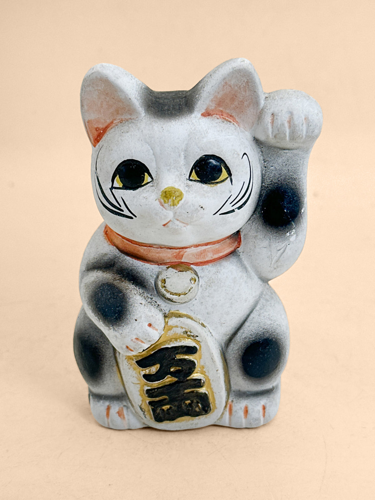 FT613 - Maneki Neko Clay Figurine 土人形