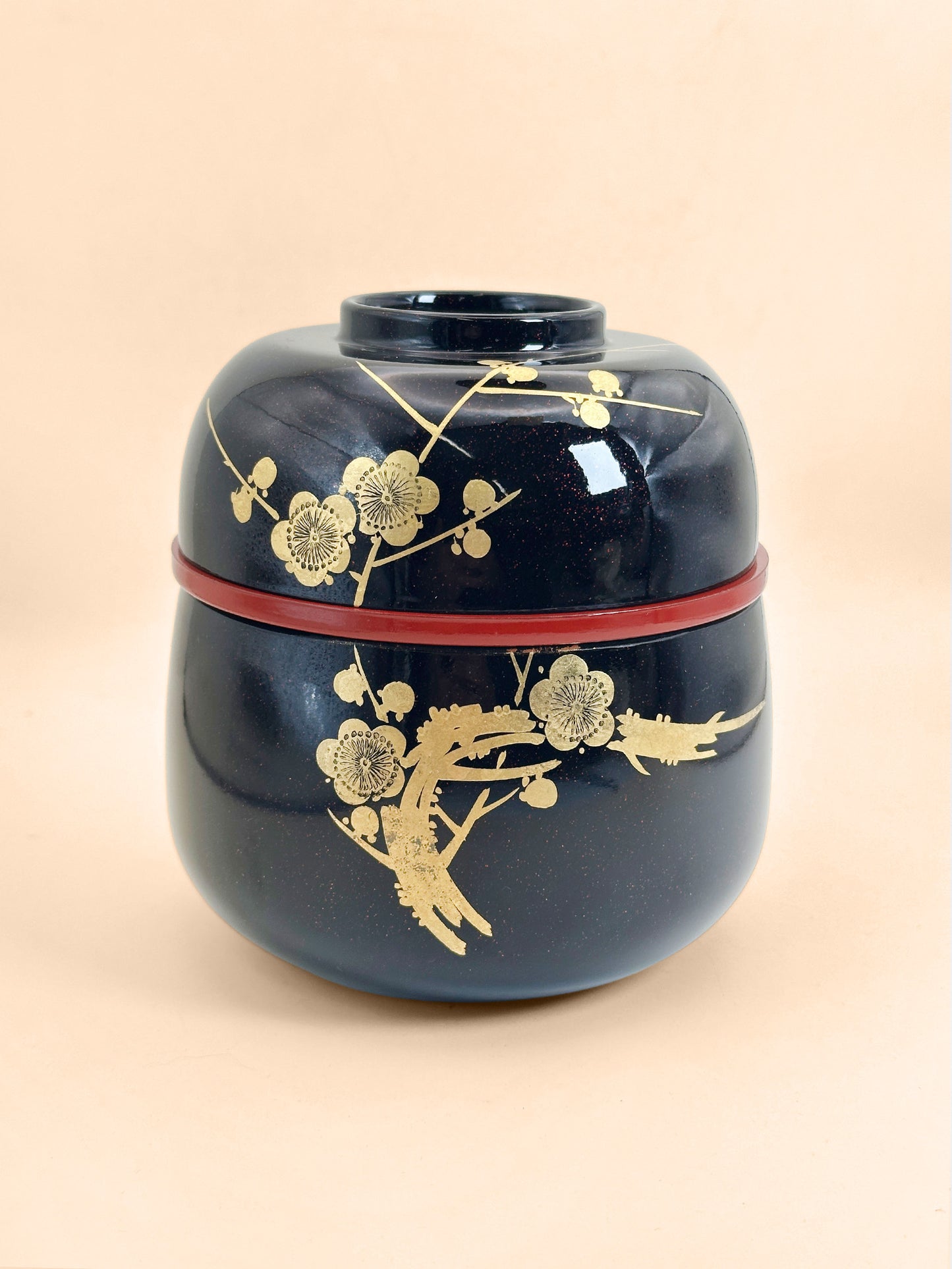 TB376 -  Wajima-nuri Lacquered Bowl with Lid 輪島塗