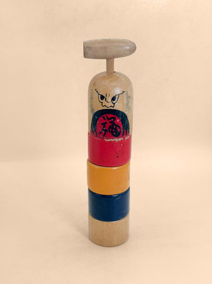 FT554 - Daruma Otoshi Folk Toy 達磨落とし