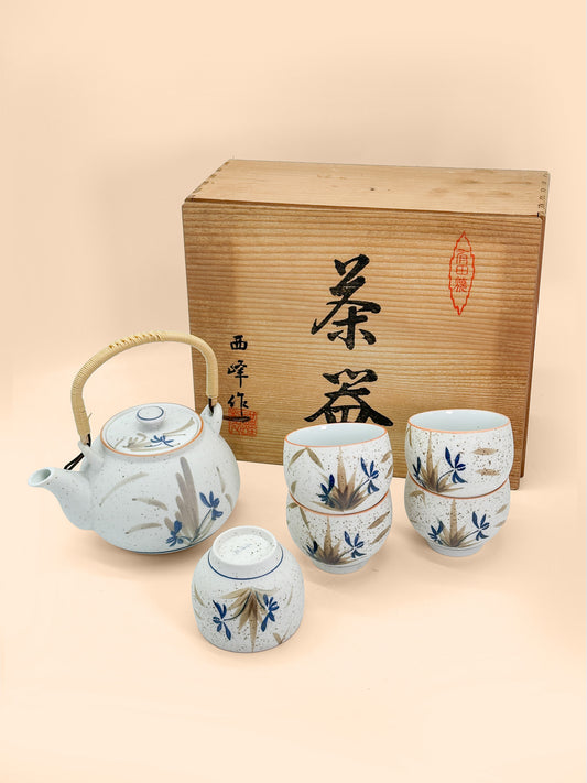 TB442 - Arita-yaki Tea Set by Seihō 有田焼
