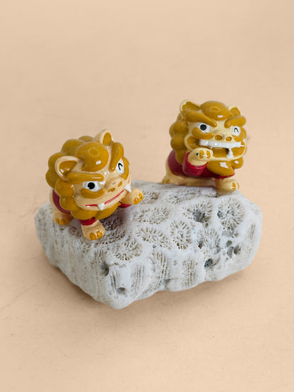 FT615 - Okinawan Goya Shisa Figurine シーサー