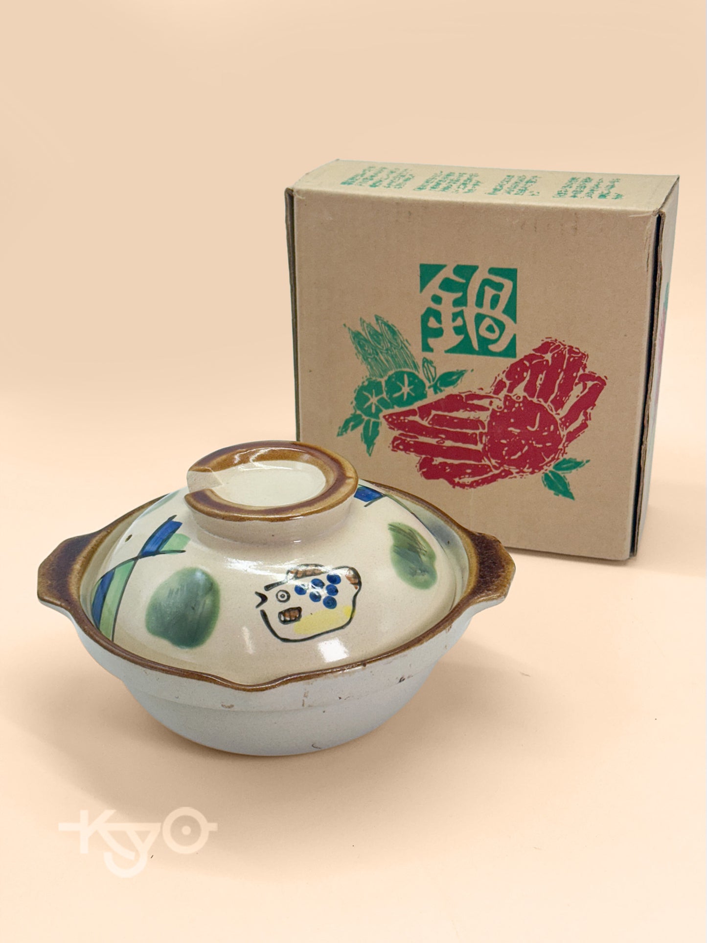 TB356 - Vintage Japanese Donabe Clay Pot 土鍋