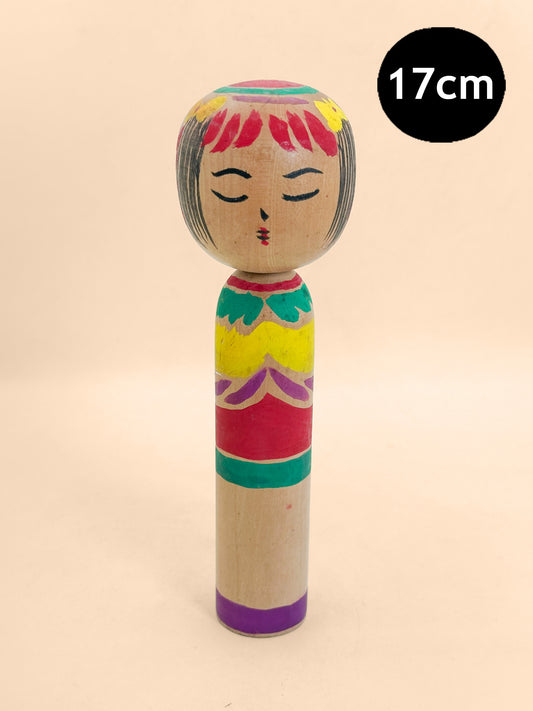 K15185 - Yajirō Style Kokeshi by Kazumi 一美
