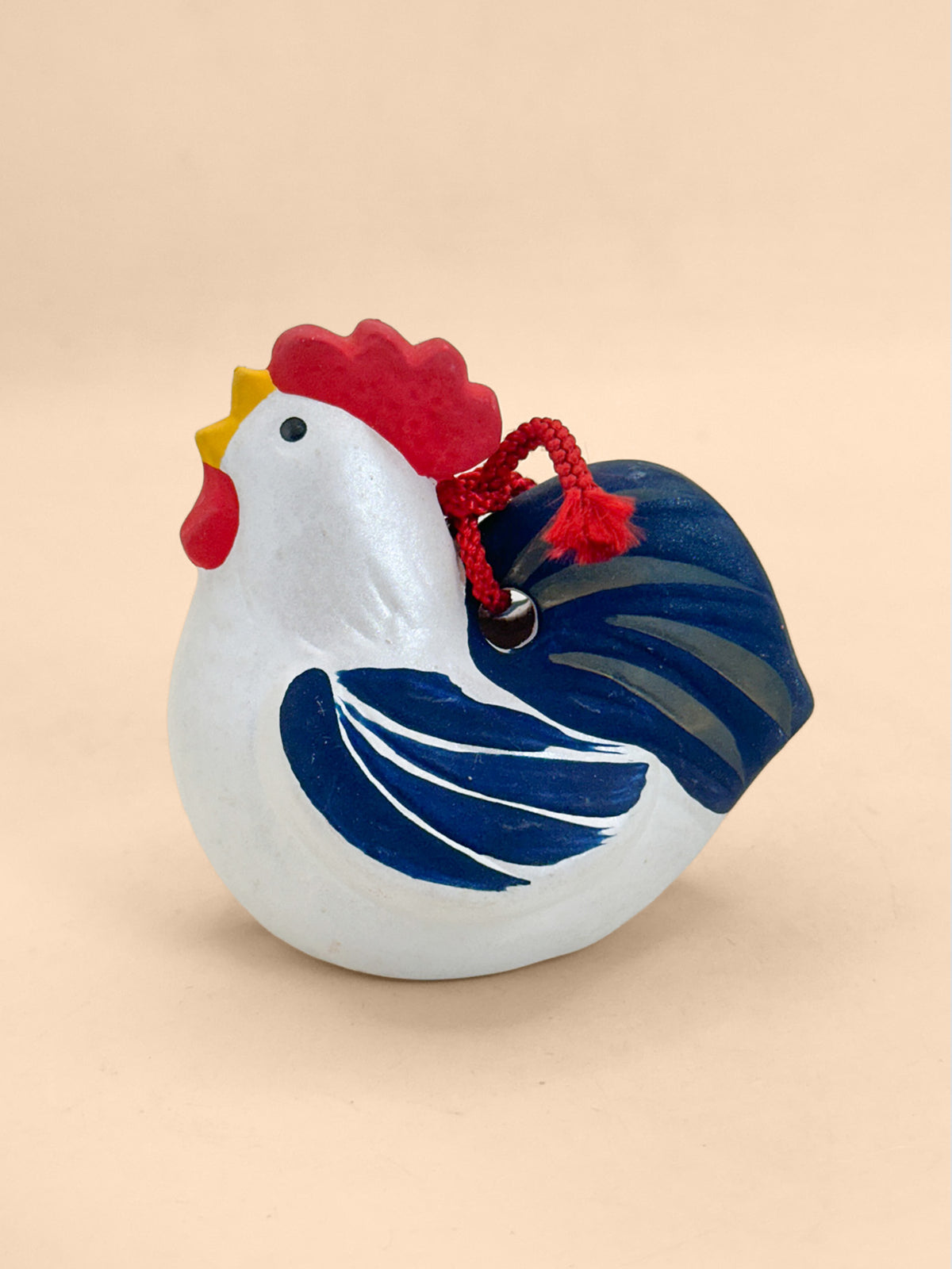 CB337 - Rooster Kyō Ningyō Dorei Clay Bell 京人形